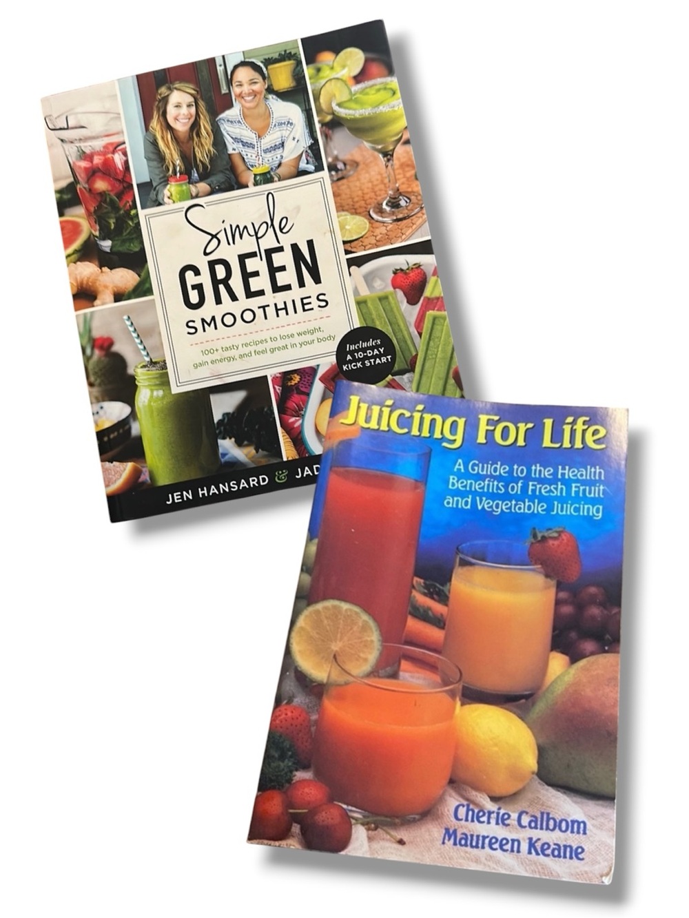 Juicing for Life + Simple Green Smoothies Cookbook Bundle